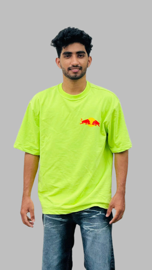 FIVE SLEEVE FLUORESCENT T-SHIRT
